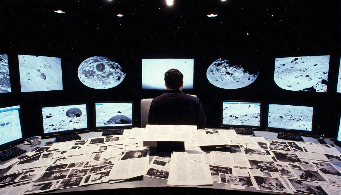 月面異常の極秘報告が誘う想像世界