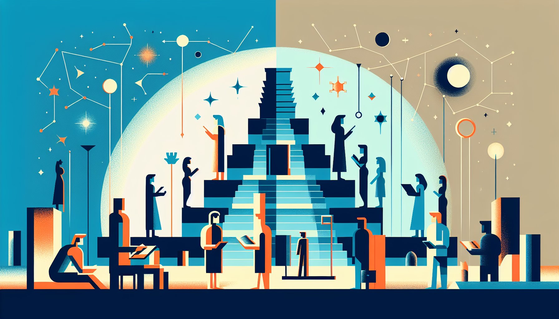 星空の下に広がるシュメール文明 遺跡を学術と都市伝説の間で眺める様子