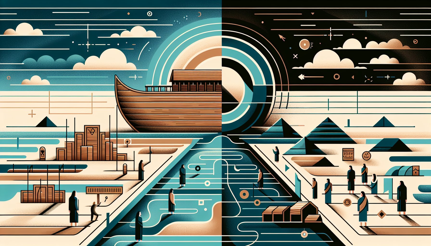 ノアの箱舟とメソポタミア神話を都市伝説として見る